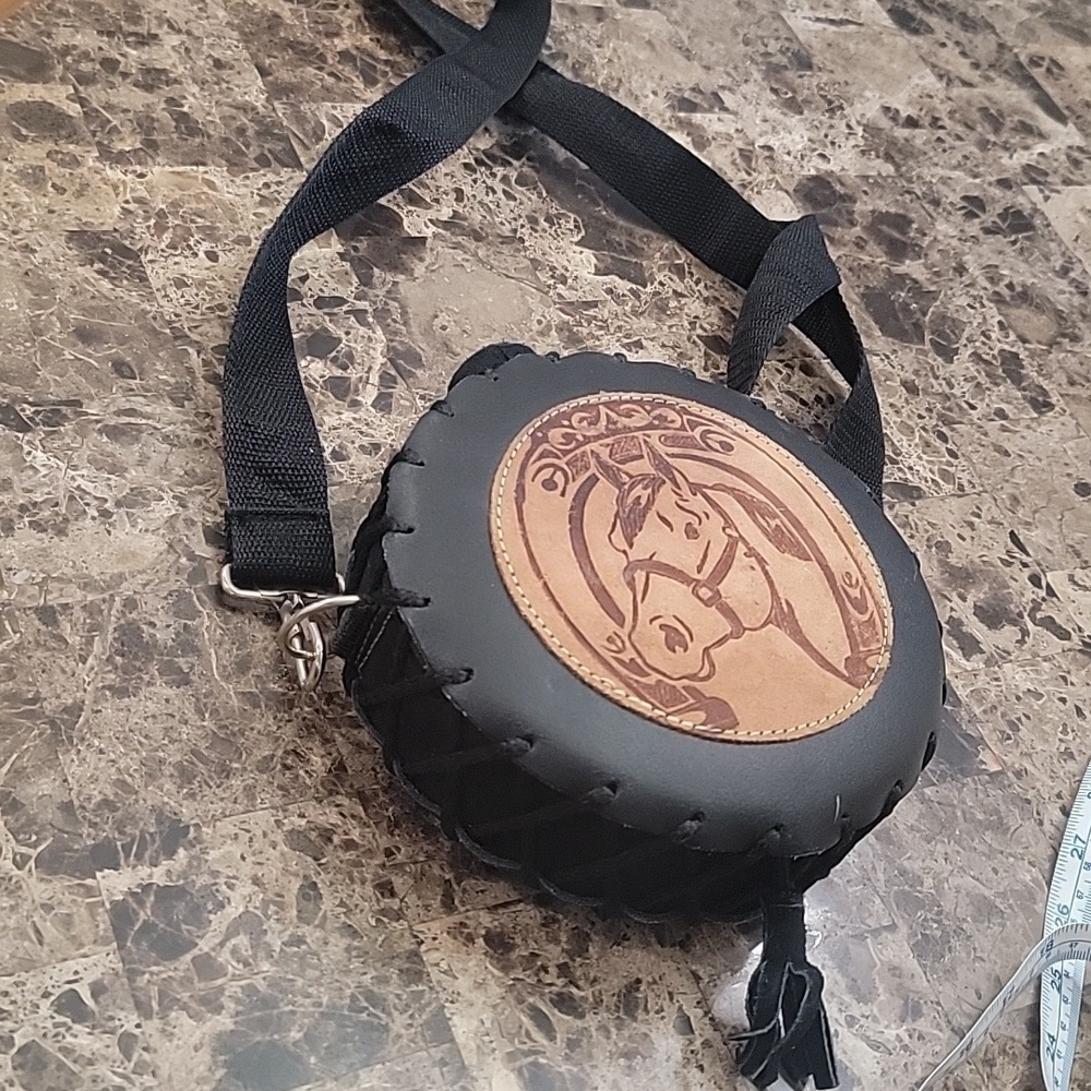 CANTEEN 'San Antonio' Horse design Canteen. 7" diameter